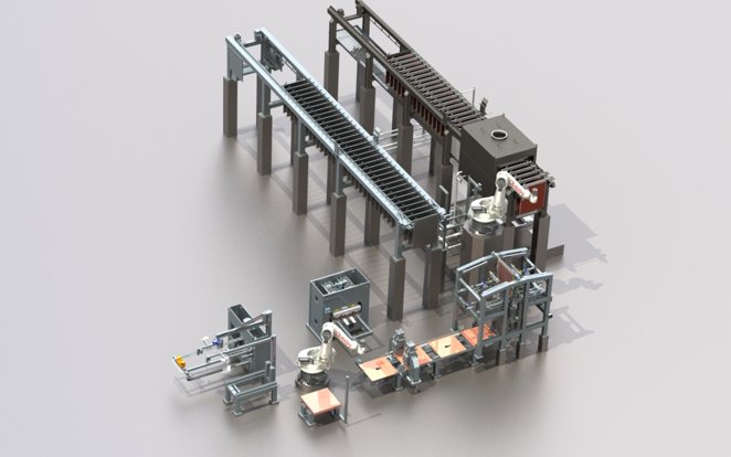 Full Deposit Robot Stripping Machine