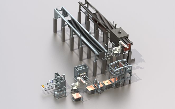 Full Deposit Robot Stripping Machine