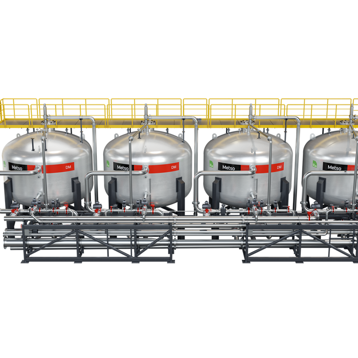 DM dual-media electrolyte filter