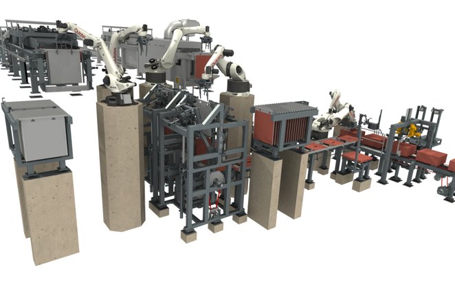 Full Deposit Robot Stripping Machine