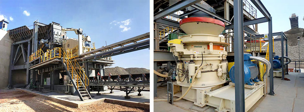 Nordberg® C150™颚式破碎站与Nordberg® HP300™圆锥破碎机应用于SICOMINES铜钴矿选厂