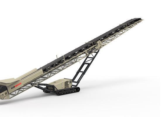 Mobile conveyors are ideal for flexible stacking and conveying duties.. 
