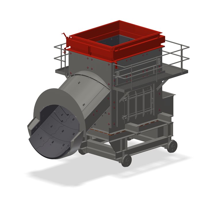 feed chute sealing