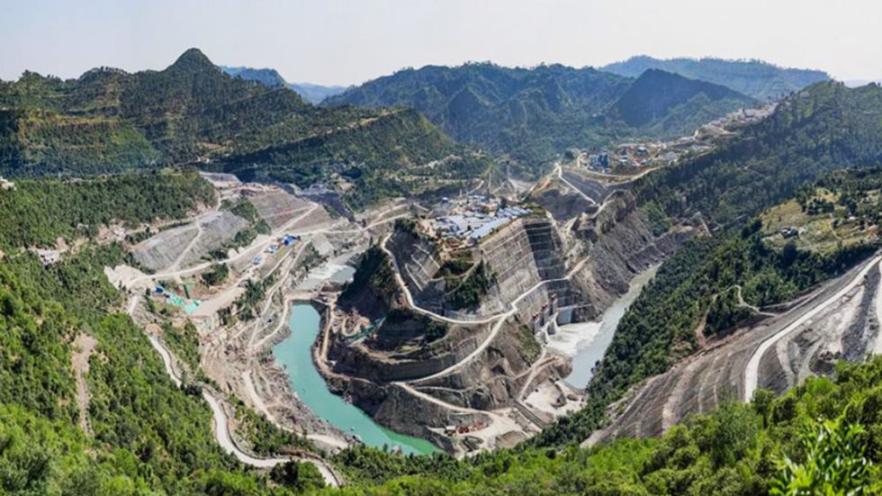 巴基斯坦卡洛特水电站全景