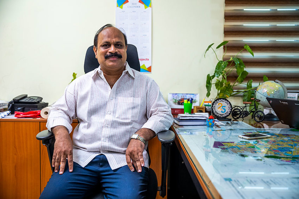 Ravitej公司总经理Jasti Srinivas