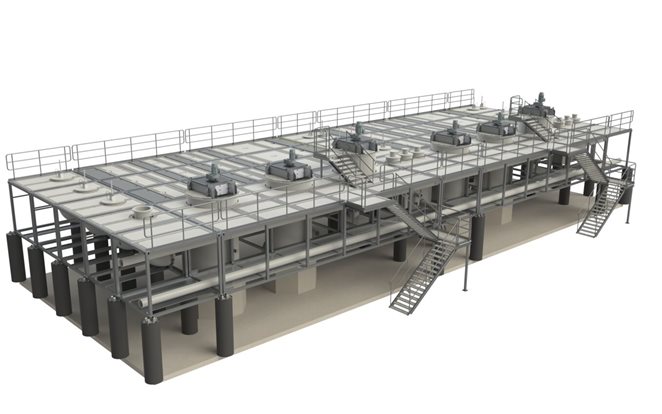 Unidad de planta de extracción por solventes VSF® X 