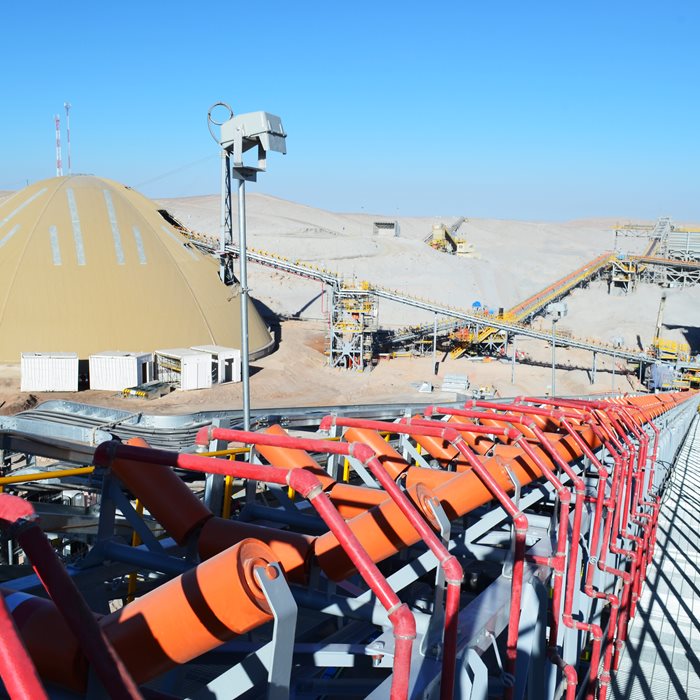 sistema de manejos de materiales Metso en aplicaciones mineras