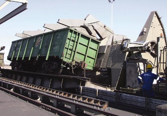 Rotaside® railcar dumpers