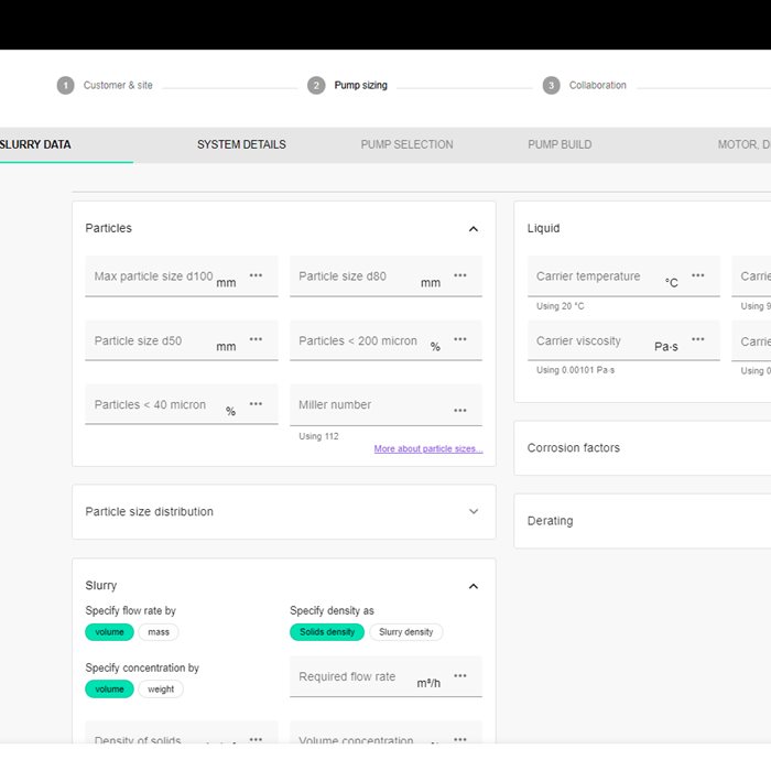 slurry pump selection